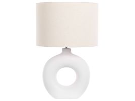 Ceramic Table Lamp White VENTA