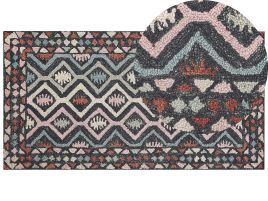 Wool Area Rug 80x150cm Multicolour