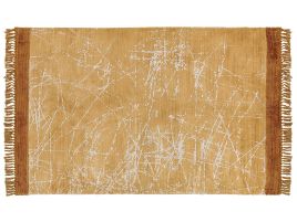 Viscose Area Rug 140x200cm Orange