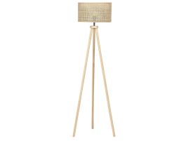 Rattan Tripod Floor Lamp Natural PENTON
