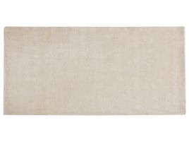 Viscose Area Rug 80x150cm Light Beige