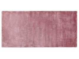 Viscose Area Rug 80x150cm Pink