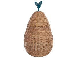 Rattan Pear Basket Natural