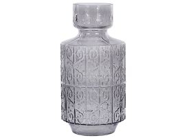 Glass Flower Vase 33 Grey DIKELLA