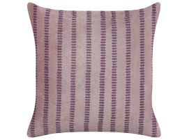 Velvet Cushion Striped 45x45cm Pink