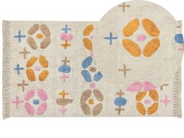 Cotton Area Rug 80x150cm Multicolour