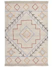 Cotton Area Rug 160x230cm Multicolour