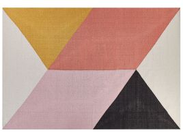 Cotton Area Rug 160x230cm Multicolour