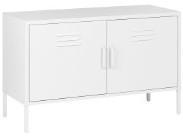 2 Door Metal Sideboard White URIA