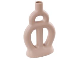Porcelain Flower Vase 28 Beige