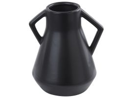 Dolomite Ceramic Flower Vase 20 Black FERMI
