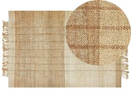 Jute Area Rug 200x300cm Beige