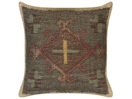 Jute Cushion 45 x 45 cm Multicolour KATORA