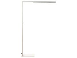 Metal LED Floor Lamp Silver MENSA