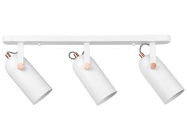 3 Light Spotlight Metal Bar White TYRIA