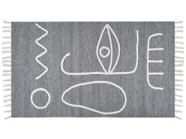 Outdoor Area Rug 80x150cm Grey