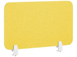 Desk Screen 72 x 40 cm Yellow WALLY