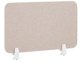 Desk Screen 80 x 40 cm Beige WALLY