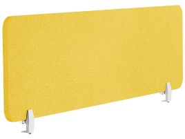 Desk Screen 160 x 40 cm Yellow WALLY