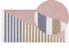 Wool Area Rug 80x150cm Multicolour