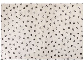 Cotton Area Rug 160x230cm Beige