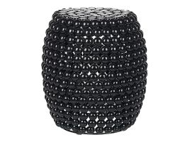 Accent Side Table Black UHANA Small