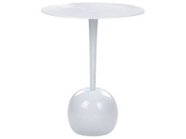 Metal Side Table White EUCLA