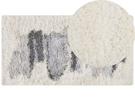 Shaggy Area Rug 80x150cm White and Grey