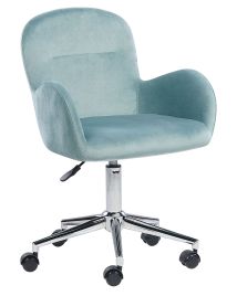 Velvet Desk Chair Mint Green PRIDDY