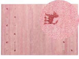 Wool Gabbeh Area Rug 200x300cm Pink