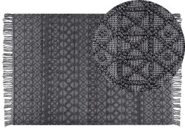 Area Rug 160x230cm Black