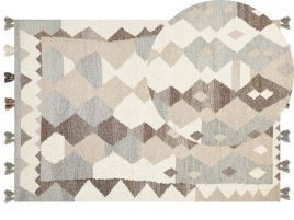 Wool Kilim Area Rug 160x230cm Multicolour
