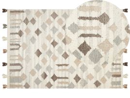 Wool Kilim Area Rug 160x230cm Multicolour