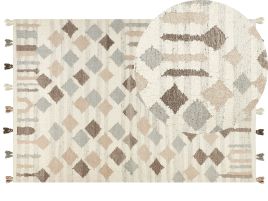 Wool Kilim Area Rug 200x300cm Multicolour