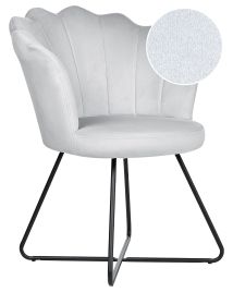 Velvet Armchair Grey LOVELOCK