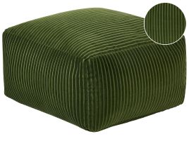 Corduroy Pouffe Green MUKKI