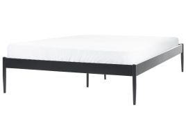 Metal EU Double Size Bed Black VAURS