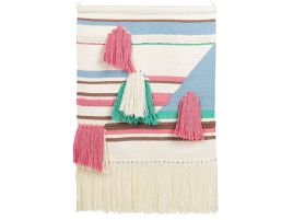 Cotton MacramÃ© Wall Hanging  Multicolour MOOLA