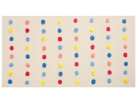 Cotton Kids Rug 80x150cm Multicolour