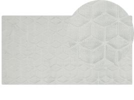 Faux Rabbit Fur Rug 80x150cm Mint Grey