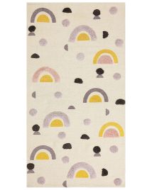 Cotton Kids Rug 80x150cm Multicolour