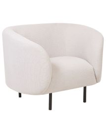 Fabric Armchair Beige LOEN