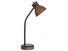 Mango Wood Desk Lamp Dark KOLAR