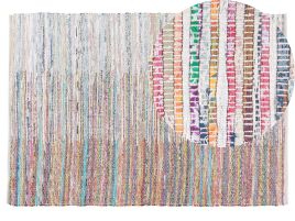 Cotton Area Rug 140x200cm Multicolour