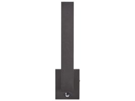 Outdoor LED Wall Light with Motion Sensor Black TUMMEL