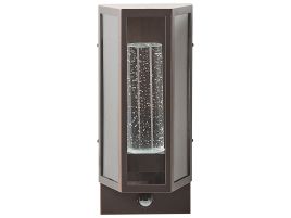Outdoor LED Wall Light with Motion Sensor Brown FRUID