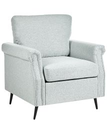Fabric Armchair Light Grey VIETAS