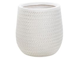 Plant Pot âŒ€ 27 cm Off-White LIVADIA
