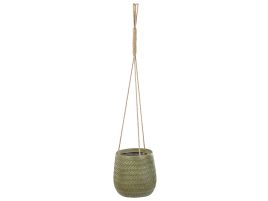 Hanging Plant Pot âŒ€ 20 cm Green LIVADIA