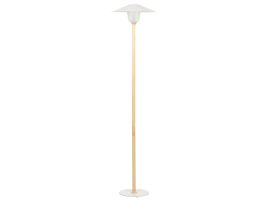 Wooden Floor Lamp White MOPPY